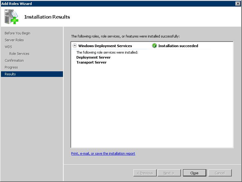 Installation Results