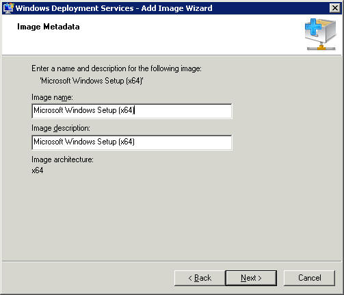 Windows Deployment Services - Add Image Wizard - Boot, page 2